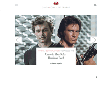 Tablet Screenshot of cronacheletterarie.com